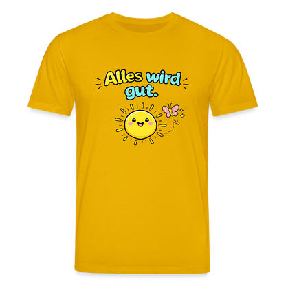 Alles wird gut. T-Shirt - Spektralgelb