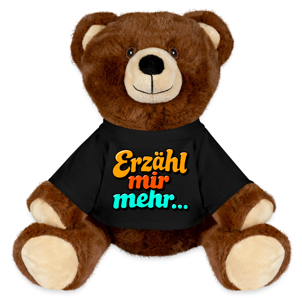 Kuscheltier: Bär braun - Erzähl mir mehr... - Schwarz