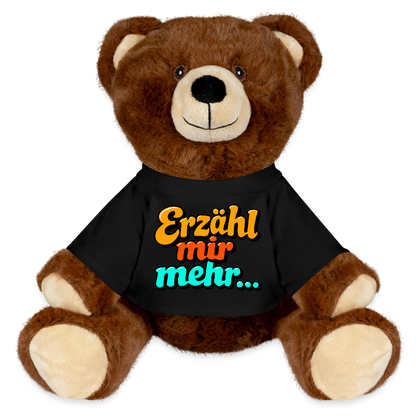 Kuscheltier: Bär braun - Erzähl mir mehr... - Schwarz