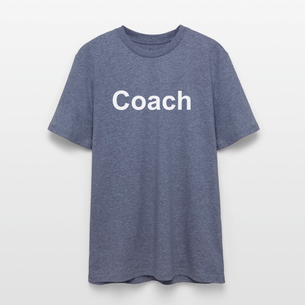 T-Shirt: Coach - Dunkelblau meliert