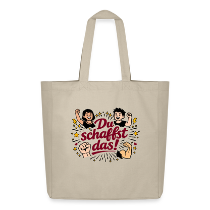 Tasche: Du schaffst das! - Cremebeige