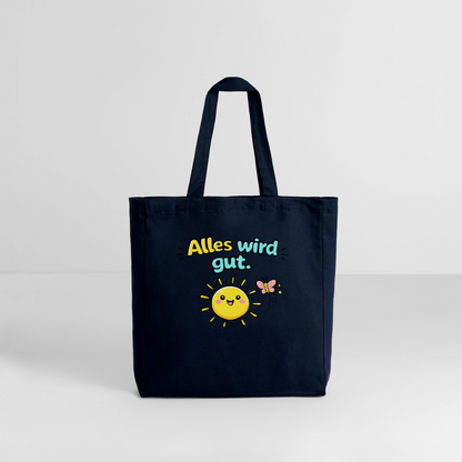 Tasche: Alles wird gut - Navy