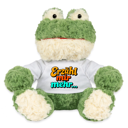 Kuscheltier: Frosch - Erzähl mir mehr - Weiß