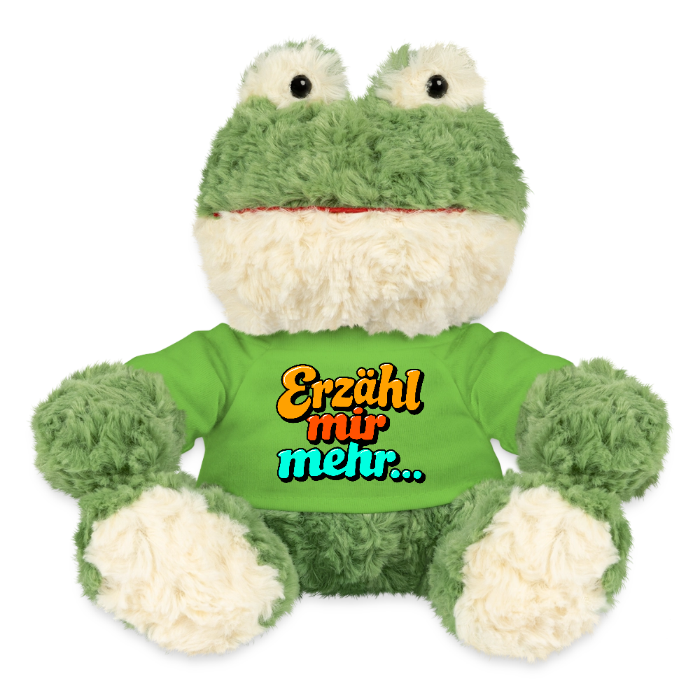 Kuscheltier: Frosch - Erzähl mir mehr - Hellgrün