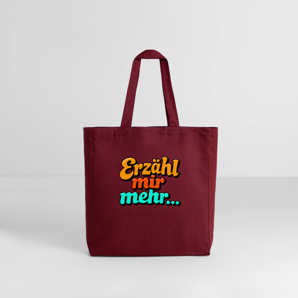 Tasche: Erzähl mir mehr... - Burgunderrot