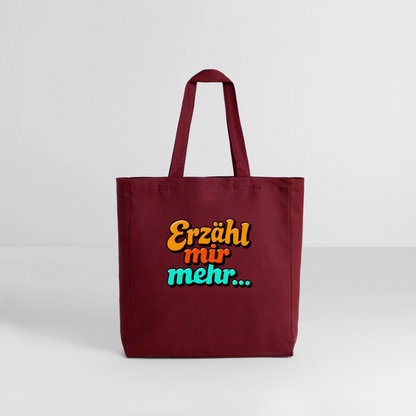 Tasche: Erzähl mir mehr... - Burgunderrot