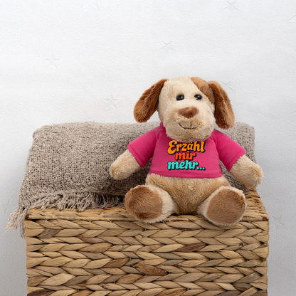Kuscheltier: Hund - Erzähl mir mehr... - Pink