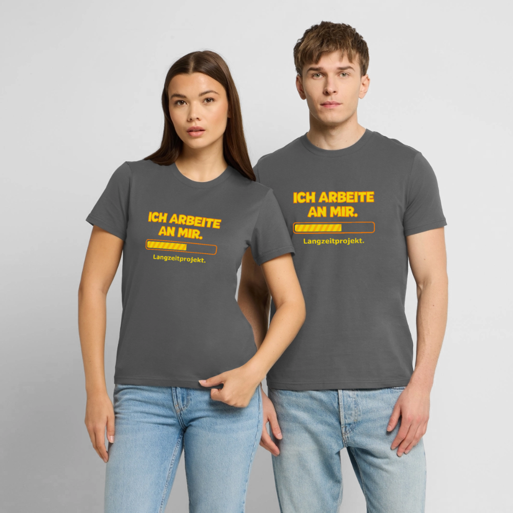 Ich arbeite an mir. T-Shirt - Anthrazit