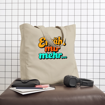 Tasche: Erzähl mir mehr... - Cremebeige