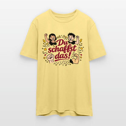 T-Shirt: Du schafst das! - Gelb Viva 