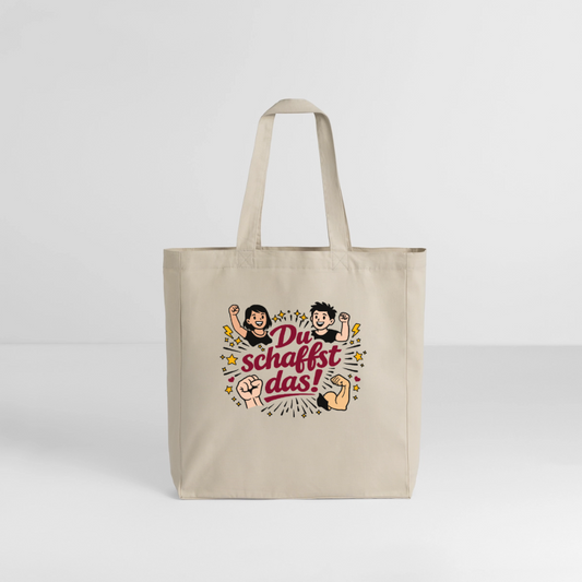 Tasche: Du schaffst das! - Cremebeige