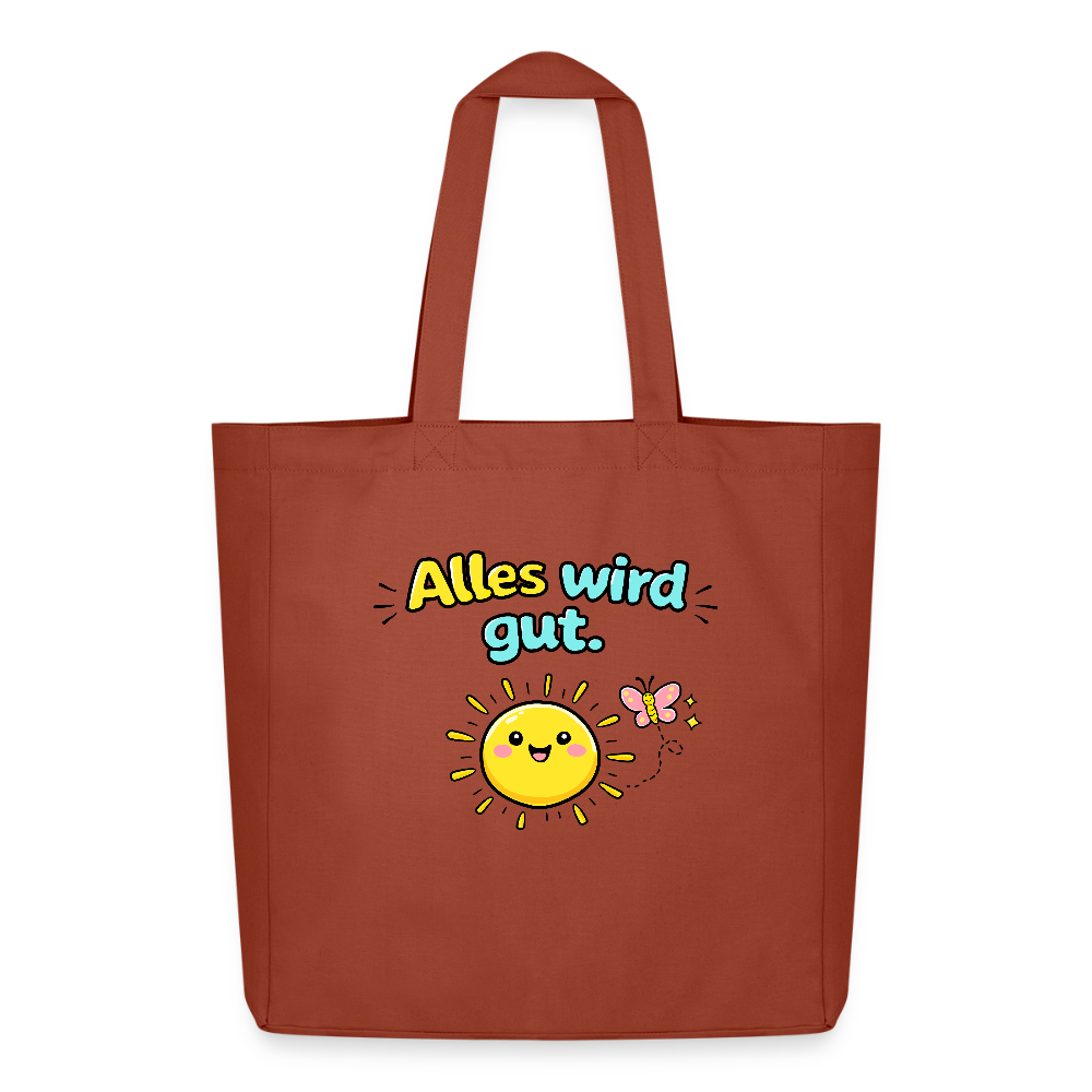 Tasche: Alles wird gut - Terrakotta