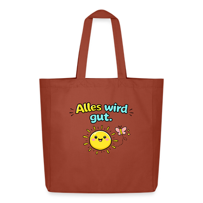 Tasche: Alles wird gut - Terrakotta