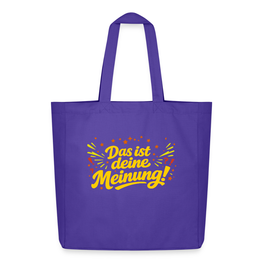Tasche: Das ist deine Meinung! - Purple Love 