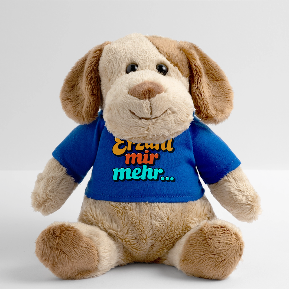Kuscheltier: Hund - Erzähl mir mehr... - Königsblau