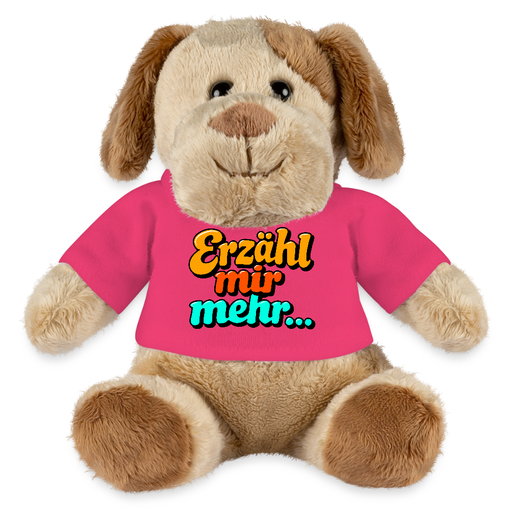 Kuscheltier: Hund - Erzähl mir mehr... - Pink