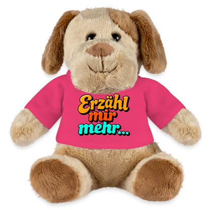 Kuscheltier: Hund - Erzähl mir mehr... - Pink