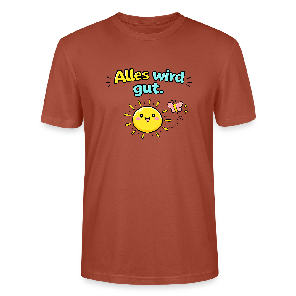 Alles wird gut. T-Shirt - Terrakotta