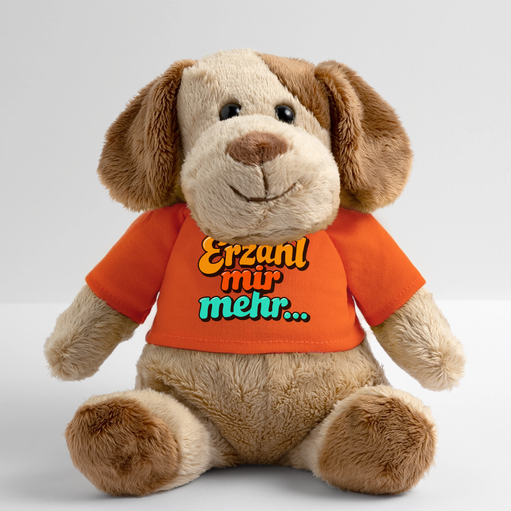 Kuscheltier: Hund - Erzähl mir mehr... - Goldorange