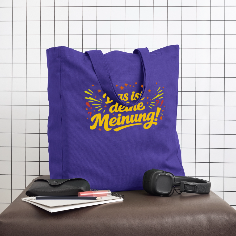 Tasche: Das ist deine Meinung! - Purple Love 