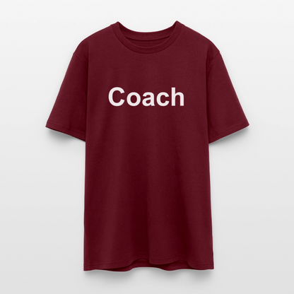 T-Shirt: Coach - Burgunderrot