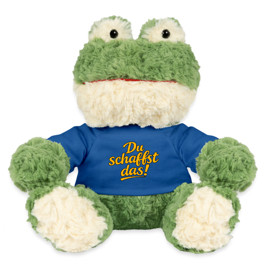 MiniFeet® Frosch TorgeKuscheltier: Frosch - Du schaffst das! - Königsblau