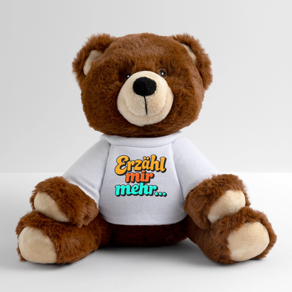 Kuscheltier: Bär braun - Erzähl mir mehr... - Weiß