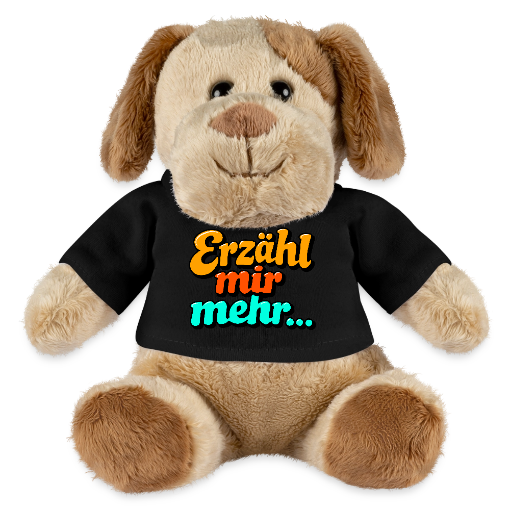 Kuscheltier: Hund - Erzähl mir mehr... - Schwarz
