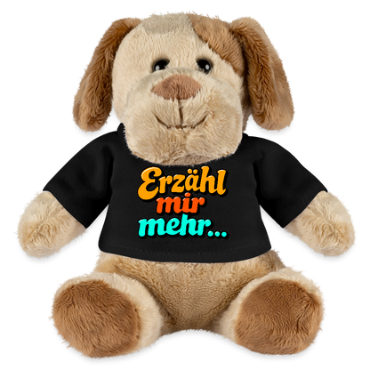Kuscheltier: Hund - Erzähl mir mehr... - Schwarz