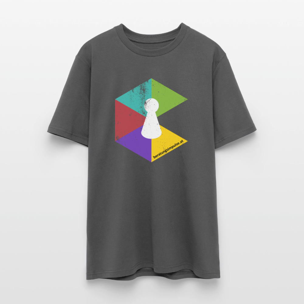 T-Shirt: Beratungsimpulse Logo - rough - Anthrazit