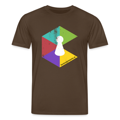 T-Shirt: Beratungsimpulse Logo - rough - Dunkelbraun