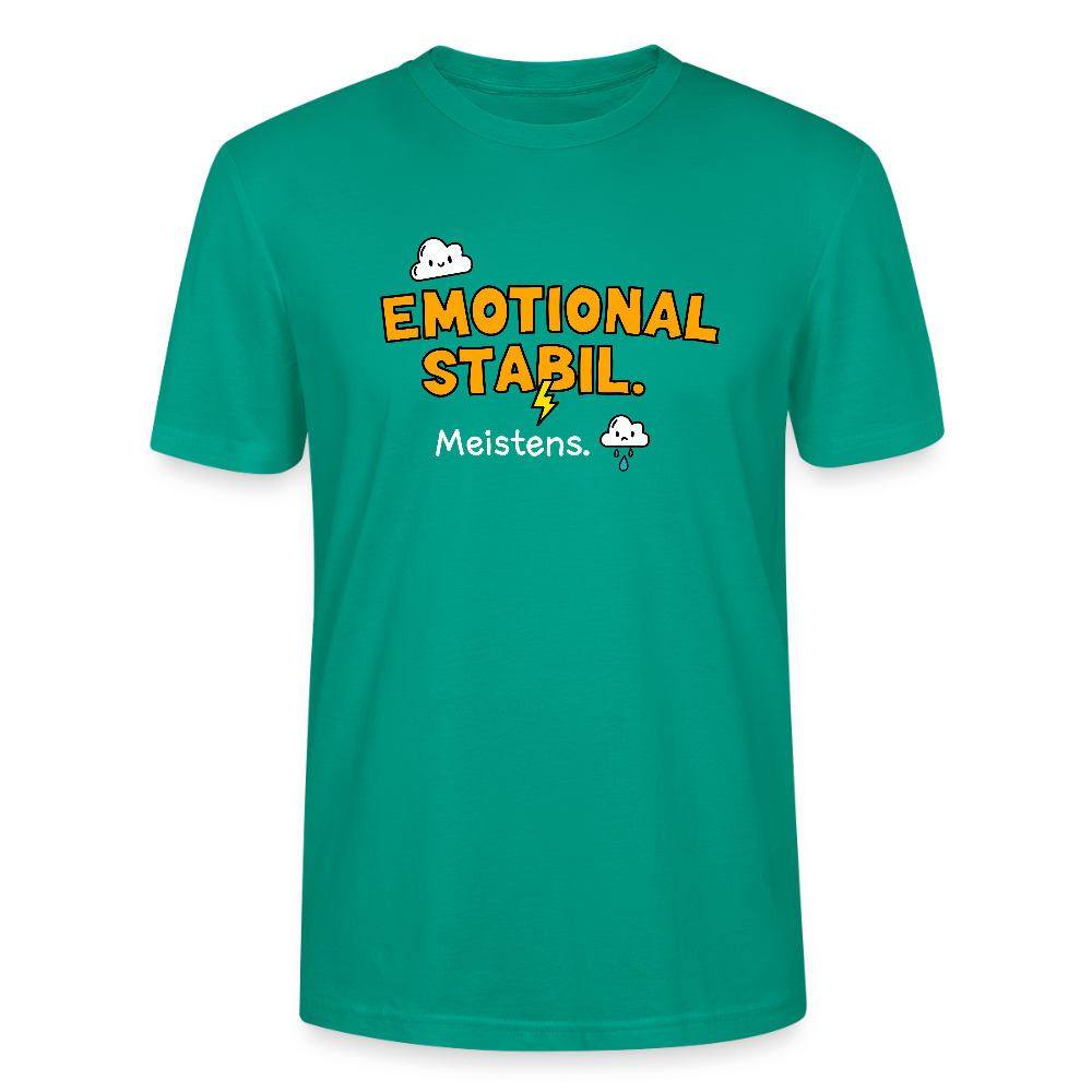 Emotional Stabil - T-Shirt - Blaugrün
