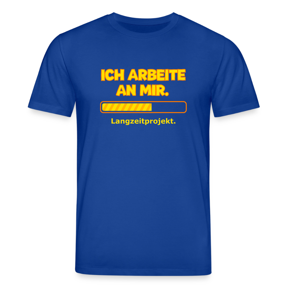 Ich arbeite an mir. T-Shirt - Dunkelblau