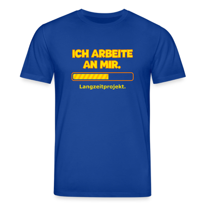 Ich arbeite an mir. T-Shirt - Dunkelblau