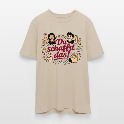 T-Shirt: Du schafst das! - Beige