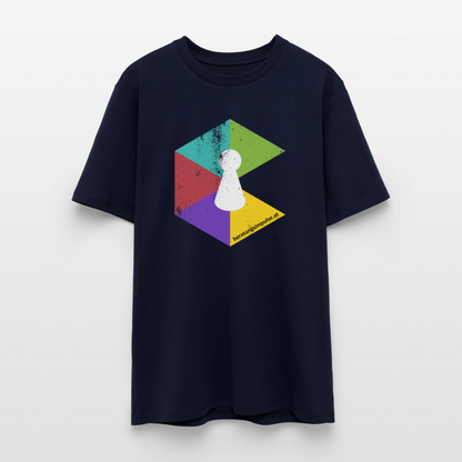T-Shirt: Beratungsimpulse Logo - rough - Navy
