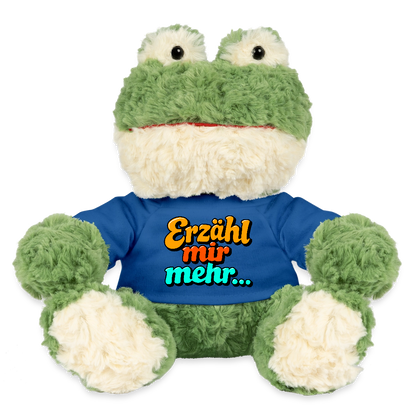 Kuscheltier: Frosch - Erzähl mir mehr - Königsblau