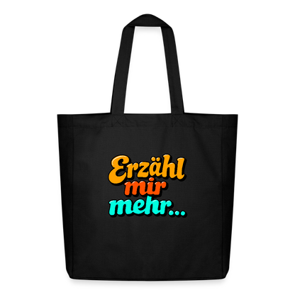 Tasche: Erzähl mir mehr... - Schwarz