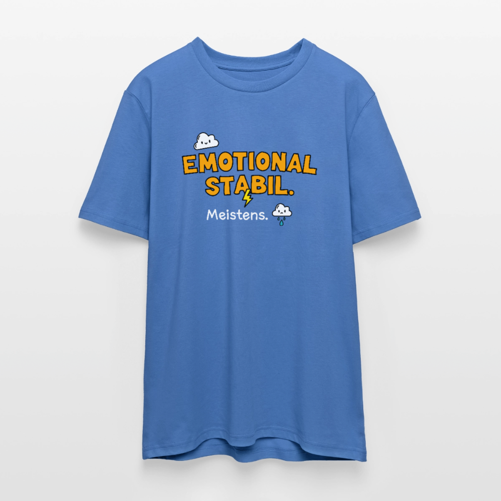 T-Shirt: Emotional stabil - Achtsames Blau