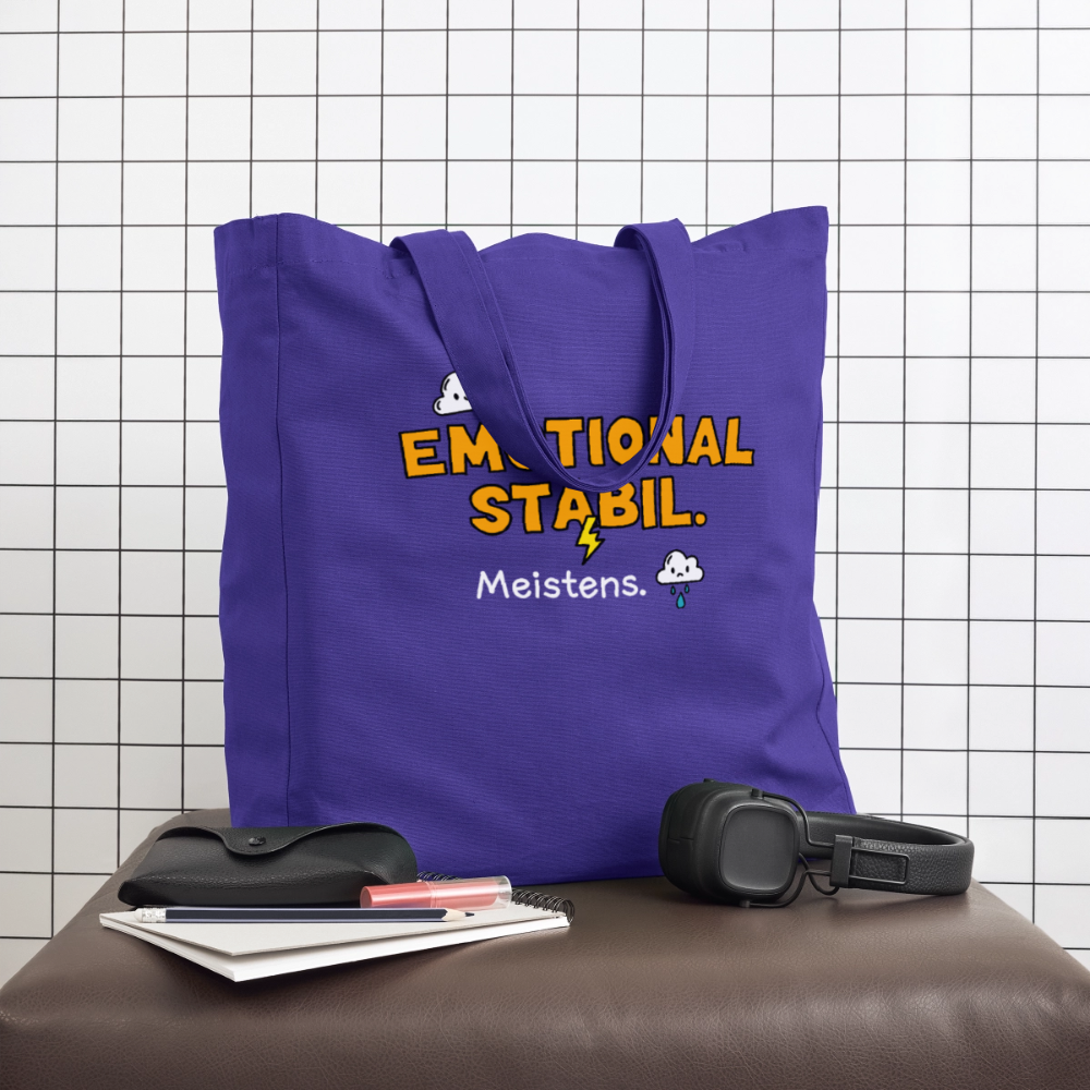 Tasche: Emotional stabil. - Purple Love 