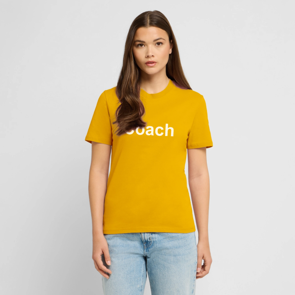 T-Shirt: Coach - Spektralgelb