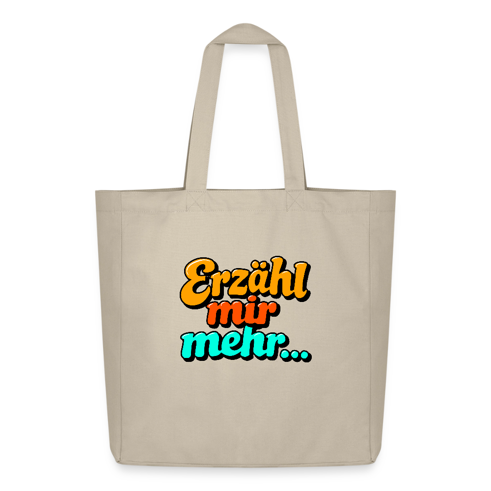 Tasche: Erzähl mir mehr... - Cremebeige