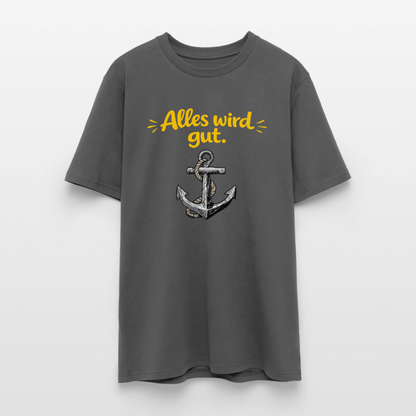 T-Shirt: Alles wird gut. Anker - Anthrazit