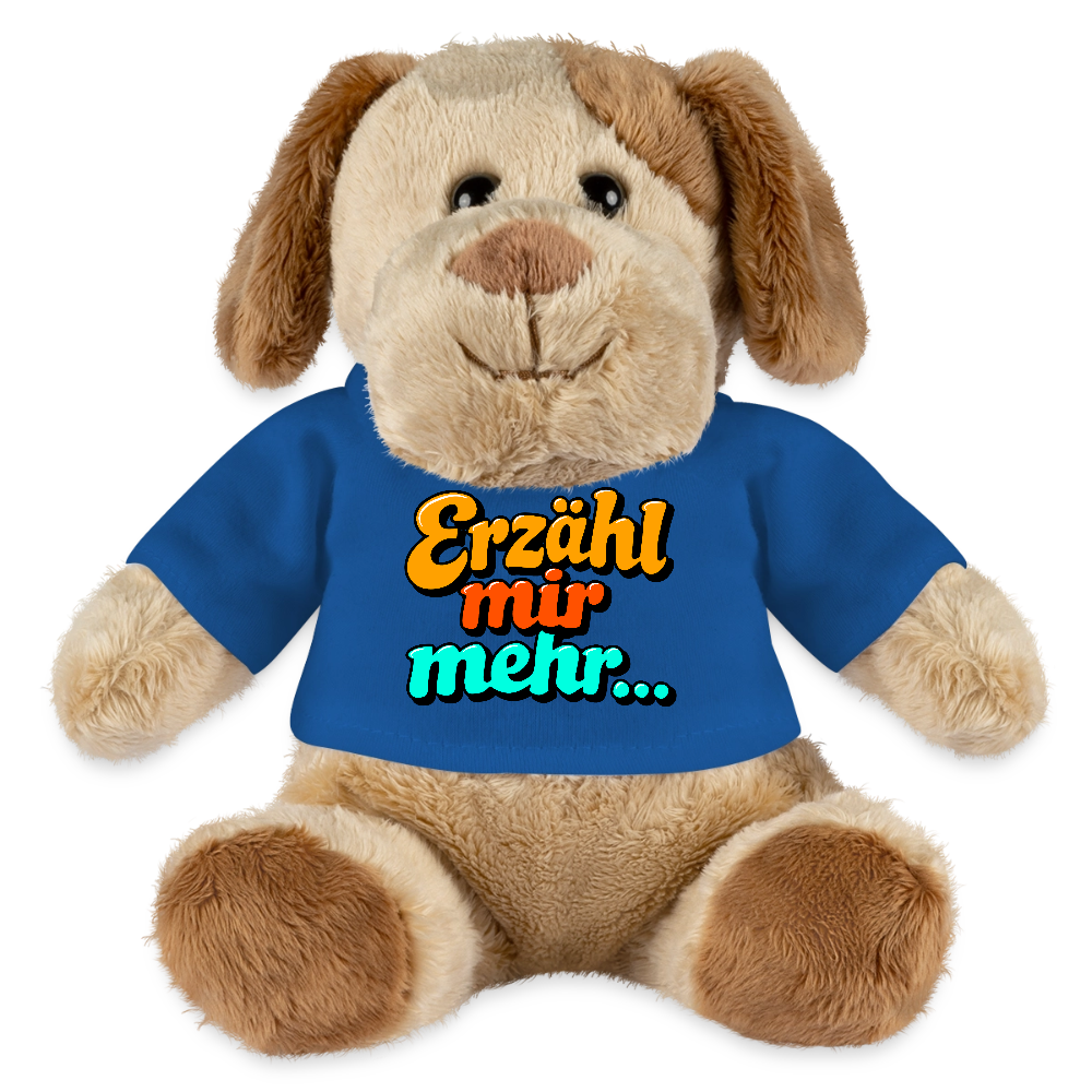 Kuscheltier: Hund - Erzähl mir mehr... - Königsblau