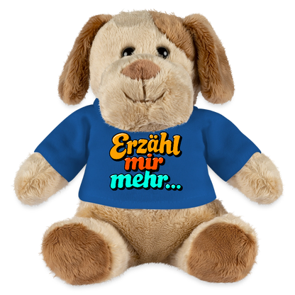 Kuscheltier: Hund - Erzähl mir mehr... - Königsblau