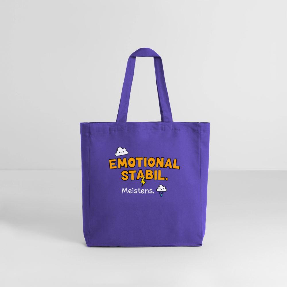 Tasche: Emotional stabil. - Purple Love 