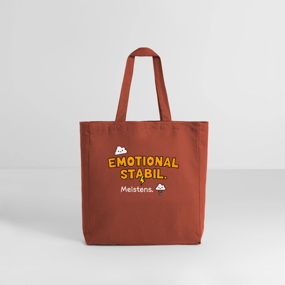 Tasche: Emotional stabil. - Terrakotta