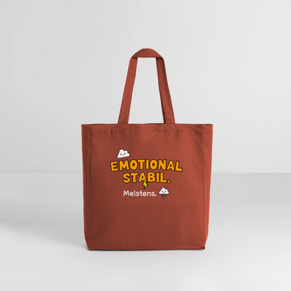 Tasche: Emotional stabil. - Terrakotta