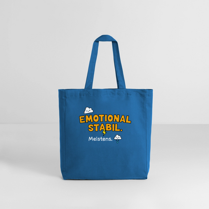 Tasche: Emotional stabil. - Achtsames Blau