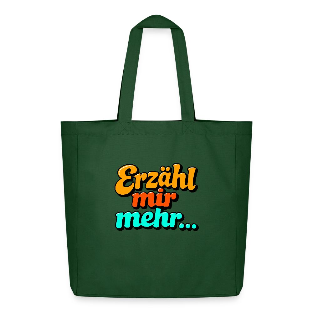 Tasche: Erzähl mir mehr... - Flaschengrün